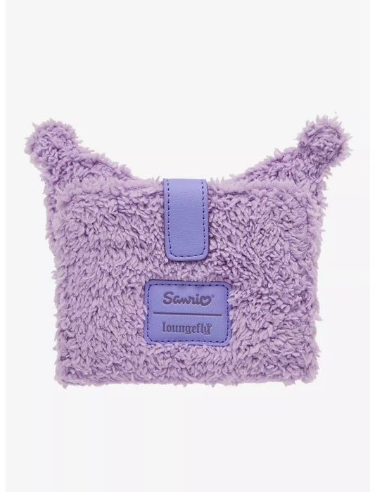 Loungefly Kuromi Pastel Fuzzy Mini Wallet