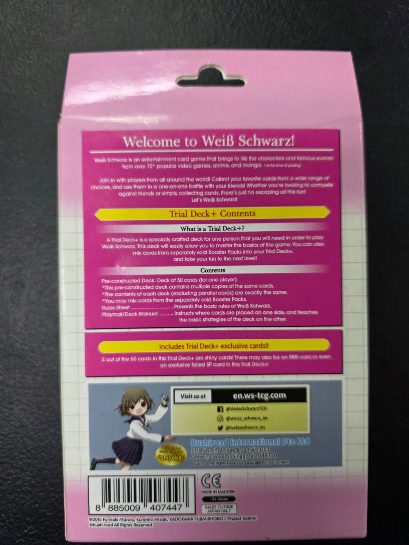 Trial Deck+ Weiss Schwarz Saekano
