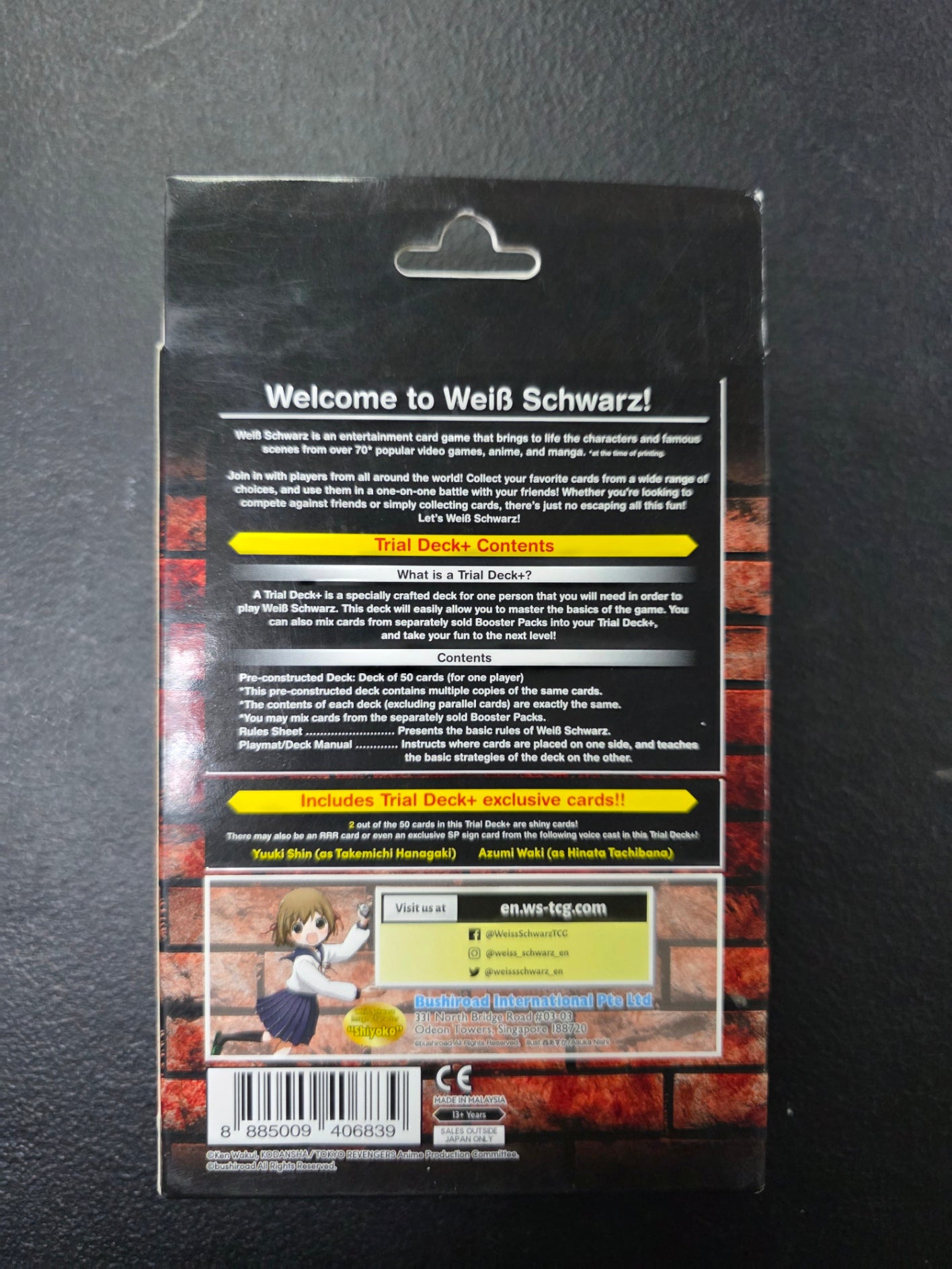 Trial Deck+ Weiss Schwarz Tokyo Revengers