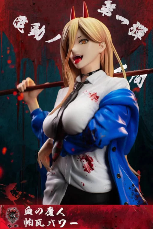 Chainsaw Man Weare A Design Studio Power Resin Statue