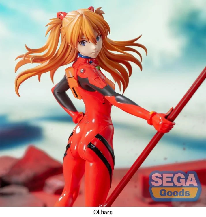 Rebuild of Evangelion Luminasta Asuka Shikinami Langley x Spear of Cassius Figure