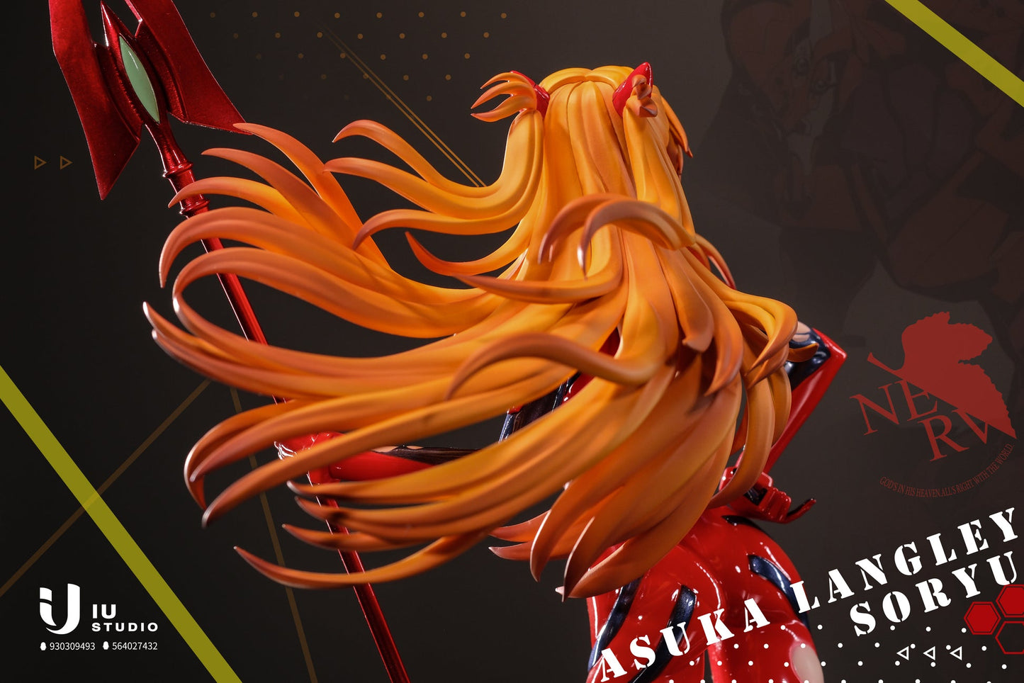 Neo Genesis Evangelion IU Studio Asuka Langley Soryu Resin Statue +18