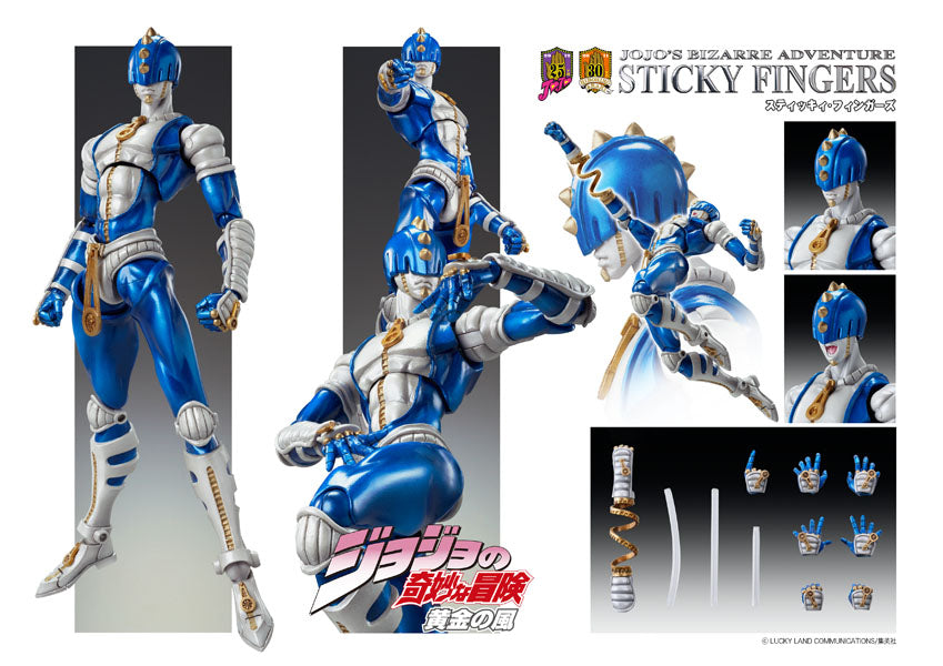 JoJo's Bizarre Adventure Super Action Statue Sticky Fingers (Caja abierta)