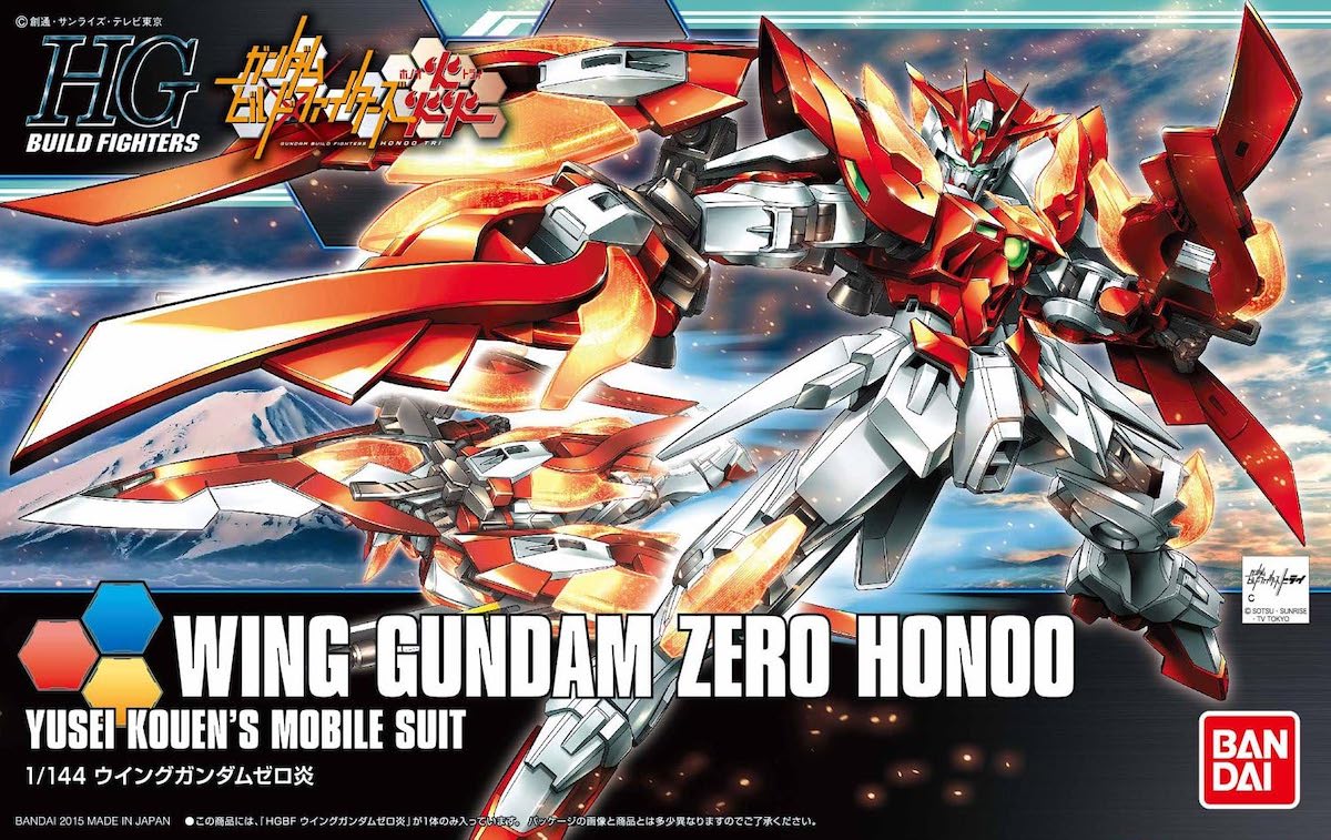 Gundam Build Fighters - Wing Gundam Zero Honoo HGBF 1/144 Model Kit