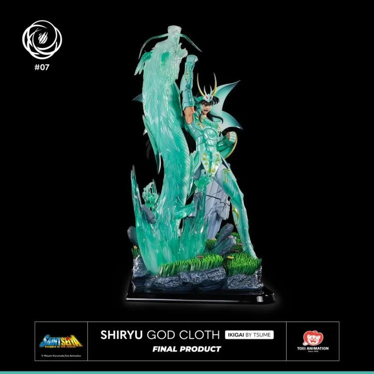 Saint Seiya Ikigai Shiryu God Cloth 1/6 Scale Limited Edition Statue