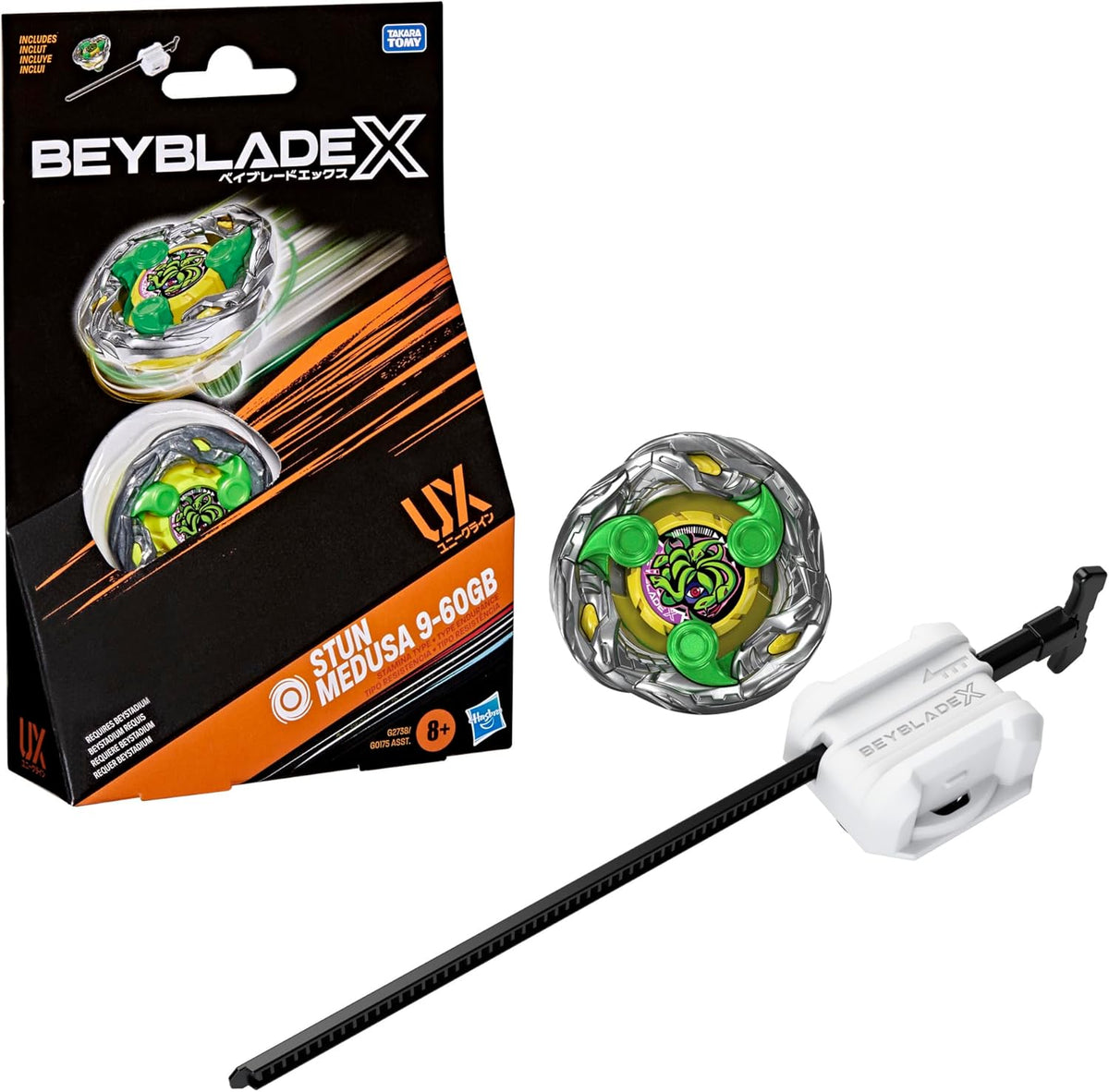 BEYBLADE X Stun Medusa 9-60GB UX Starter Pack Set