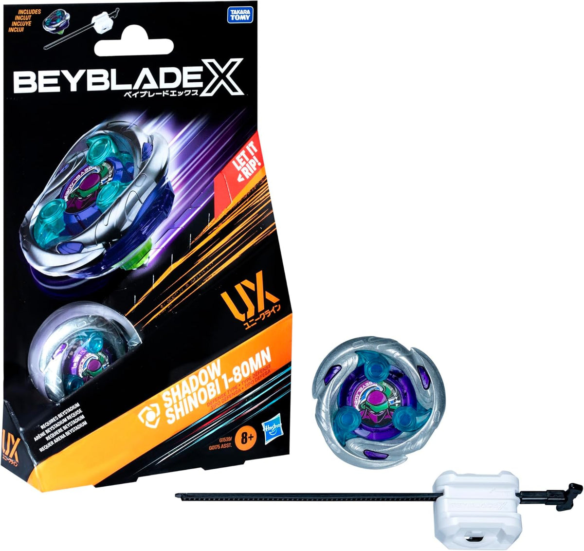 Beyblade X Shadow Shinobi 1-80MN UX