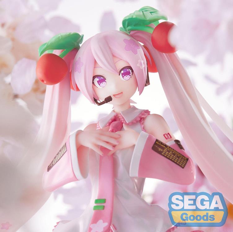 Vocaloid Luminasta Sakura Miku Figure