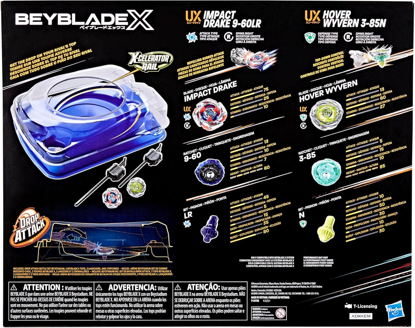 Beyblade X Drop Attack Battle Set