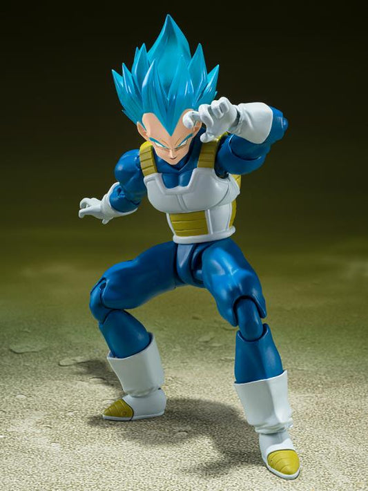 Dragon Ball Super S.H.Figuarts Super Saiyan God Super Saiyan Vegeta (Unwavering Saiyan Pride) Action Figure