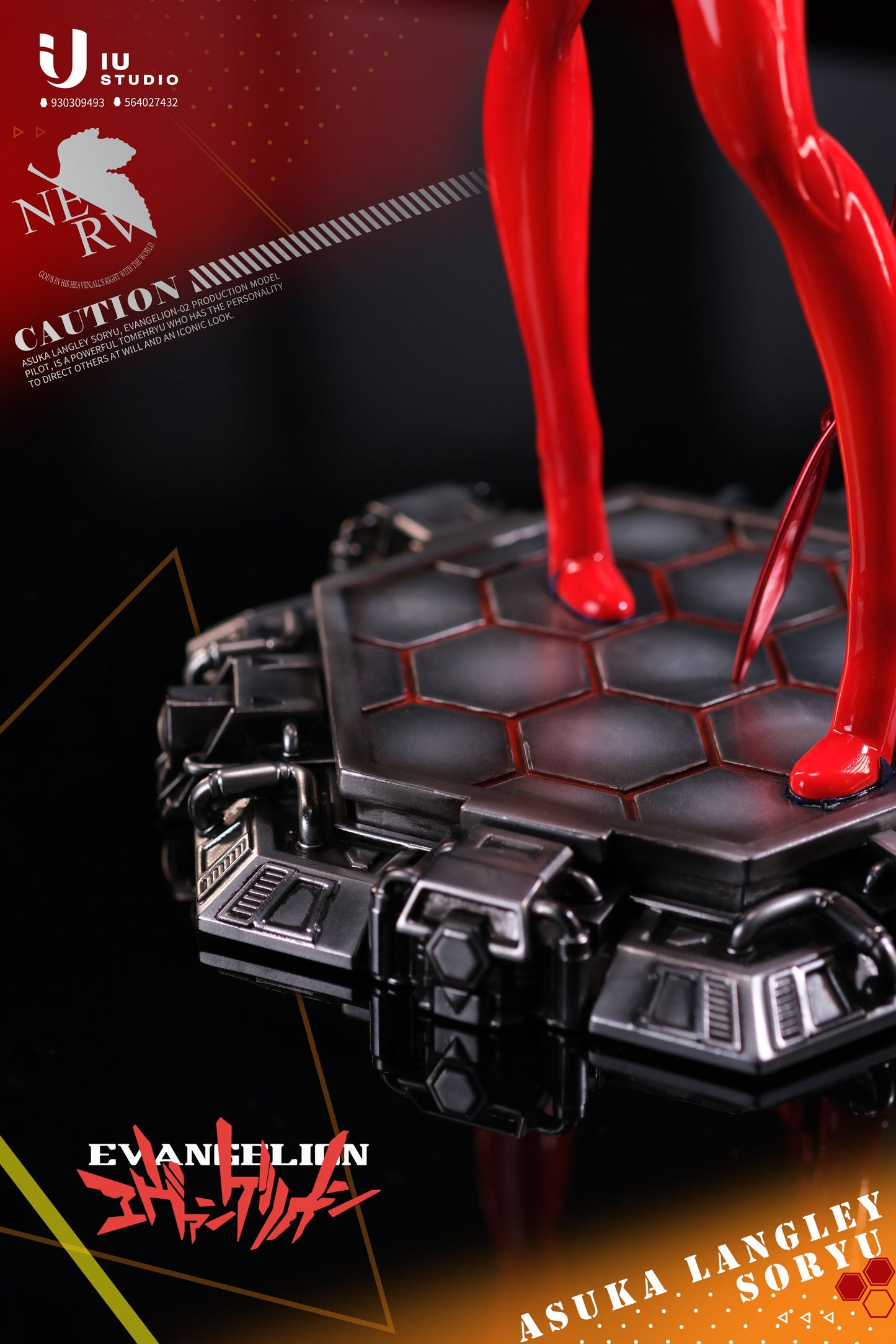 Neo Genesis Evangelion IU Studio Asuka Langley Soryu Resin Statue +18