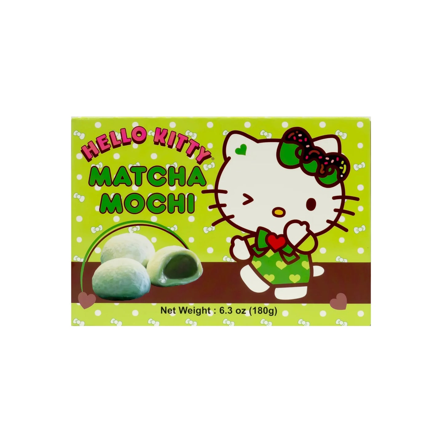 Hello Kitty Mochi Matcha Flavor