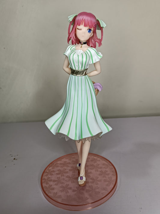 The Quintessential Quintuplets - Yotsuba Nakano Figure - One Piece Dress Version - Bandai Ichiban Kuji (Sin Caja)