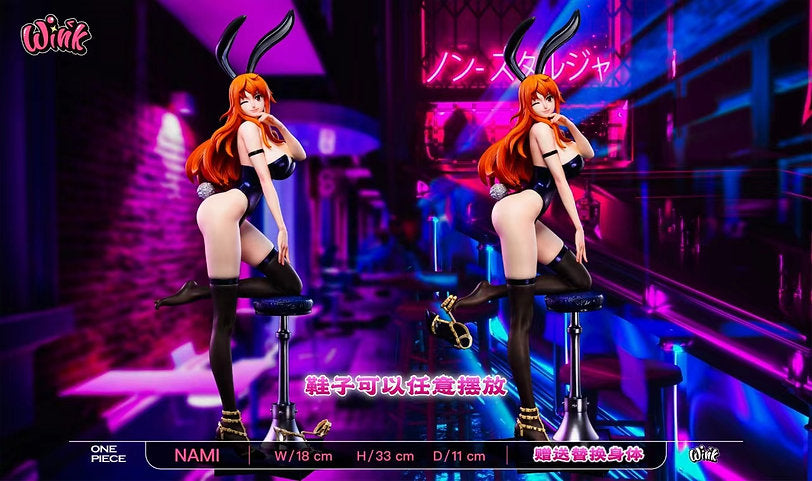 One Piece Wink Studio Bunny Girl Nami Resin Statue