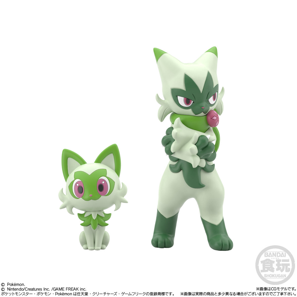 Pokemon Scale World Sprigatito & Floragato