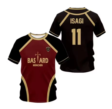 Camisa Blue Lock Bastard Munchen Isagi