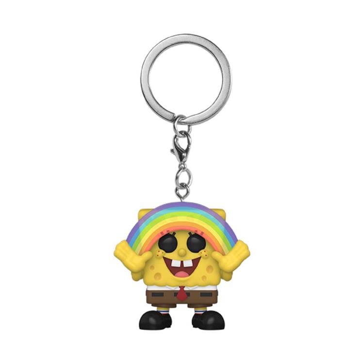 Pocket Pop! and Tee: SpongeBob SquarePants - SpongeBob (Rainbow) (Talla XS)
