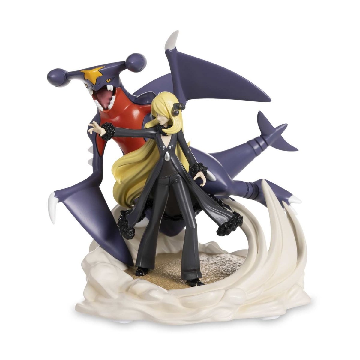Cynthia & Garchomp figura