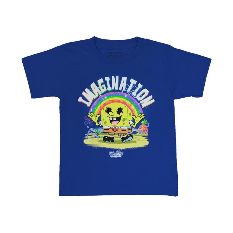 Pocket Pop! and Tee: SpongeBob SquarePants - SpongeBob (Rainbow) (Talla XS)