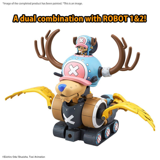 One Piece Chopper Tank Robot 1 and Chopper Wing Robot 2 Model Kit