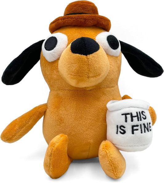 Perrito "This its fine" peluche