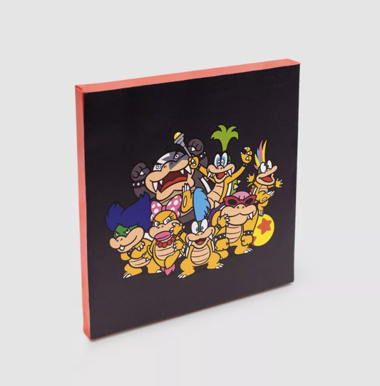 Bowser family cuadro de pared