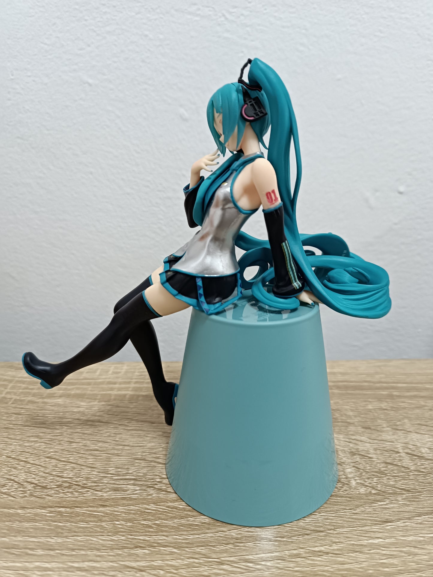 Vocaloid Hatsune Miku (Light Color Ver.) Noodle Stopper Figure (Sin caja)