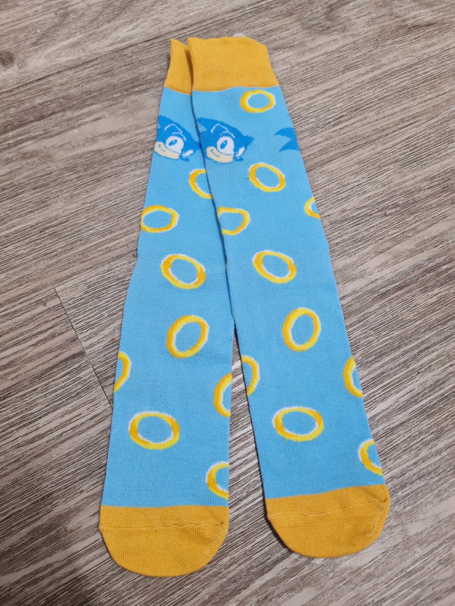 Calcetines Sonic rings azules