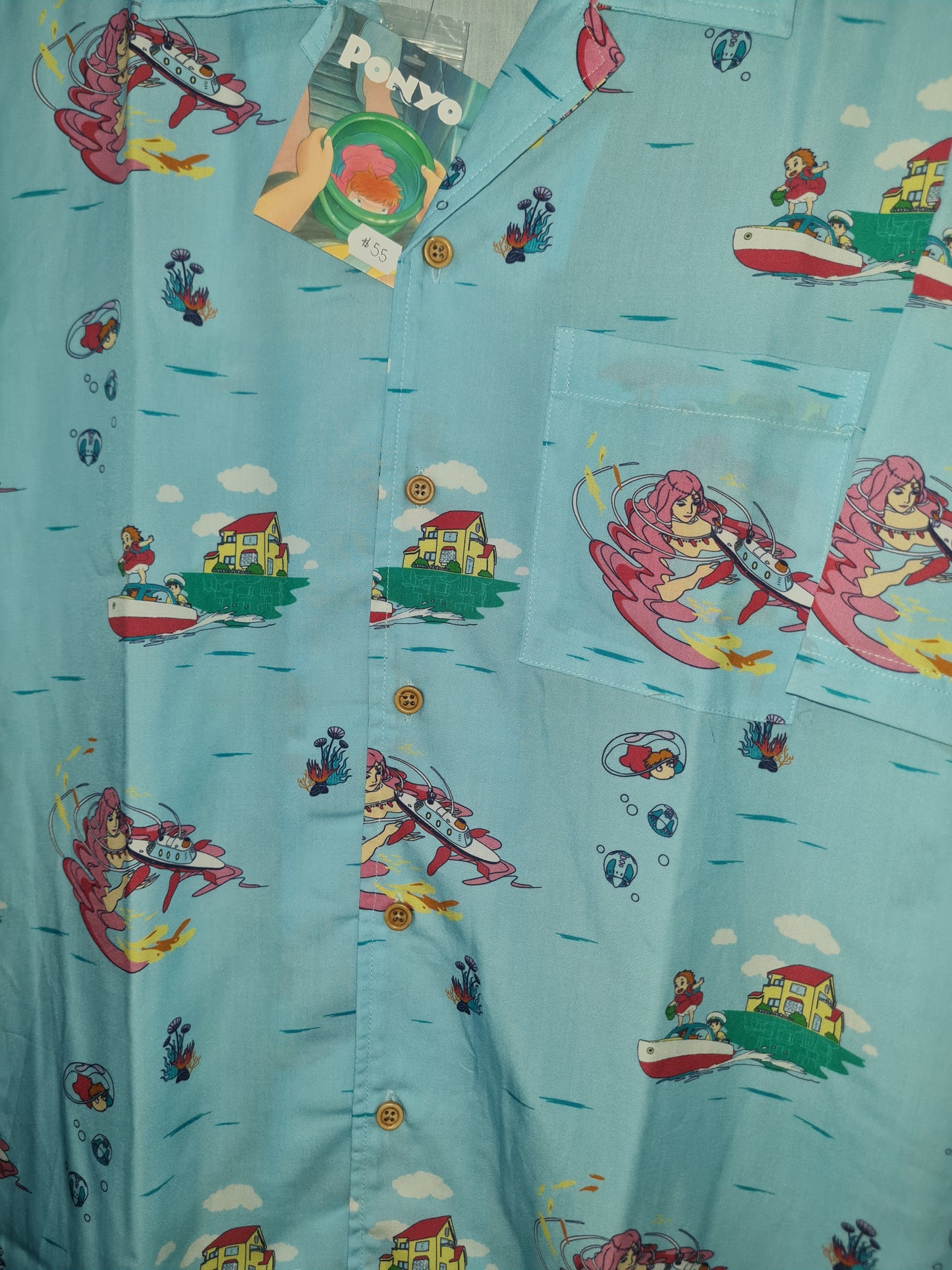 Camisa de botones Ponyo talla S