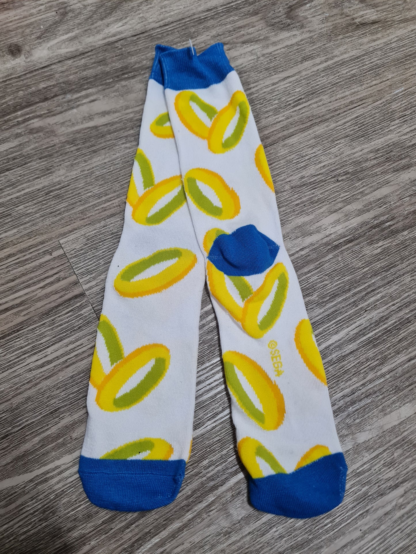 Calcetines Sonic rings blanco