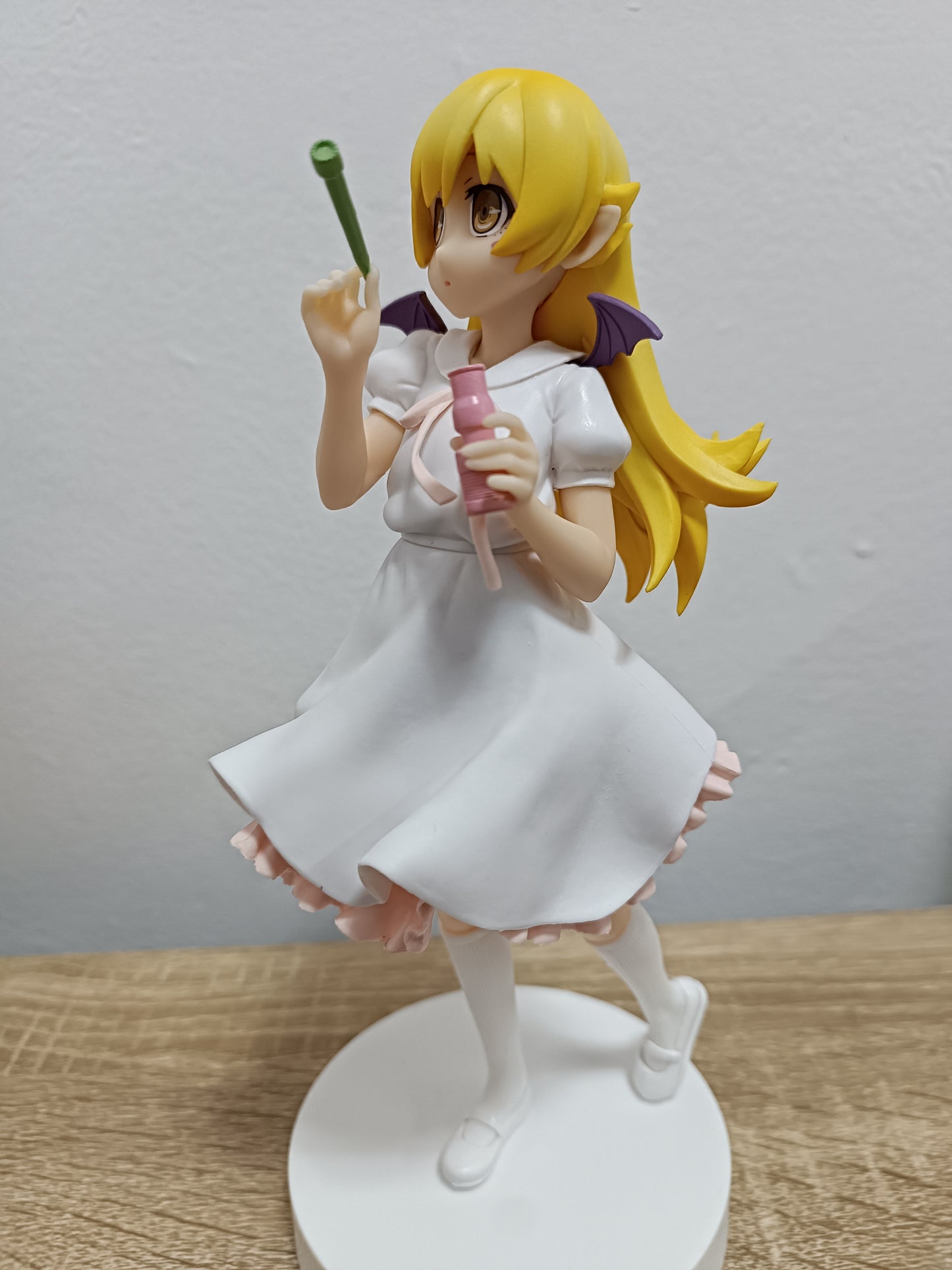 Monogatari Series Figure Shinobu Oshino EXQ Soap bubble BANPRESTO (Sin Caja)