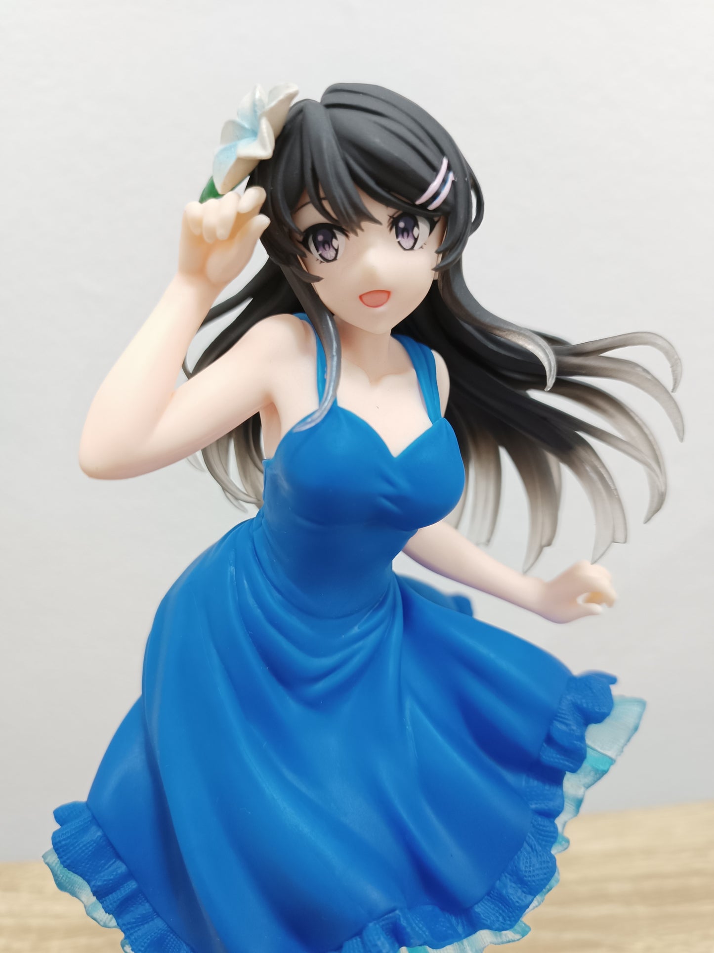 Rascal Does Not Dream of Bunny Girl Senpai Mai Sakurajima Summer (Blue) Coreful Figure (Sin Caja)