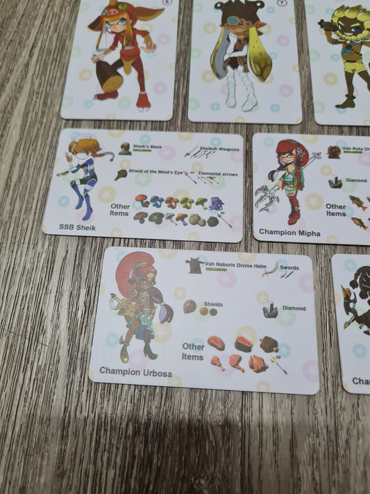 Amiibo cards Zelda