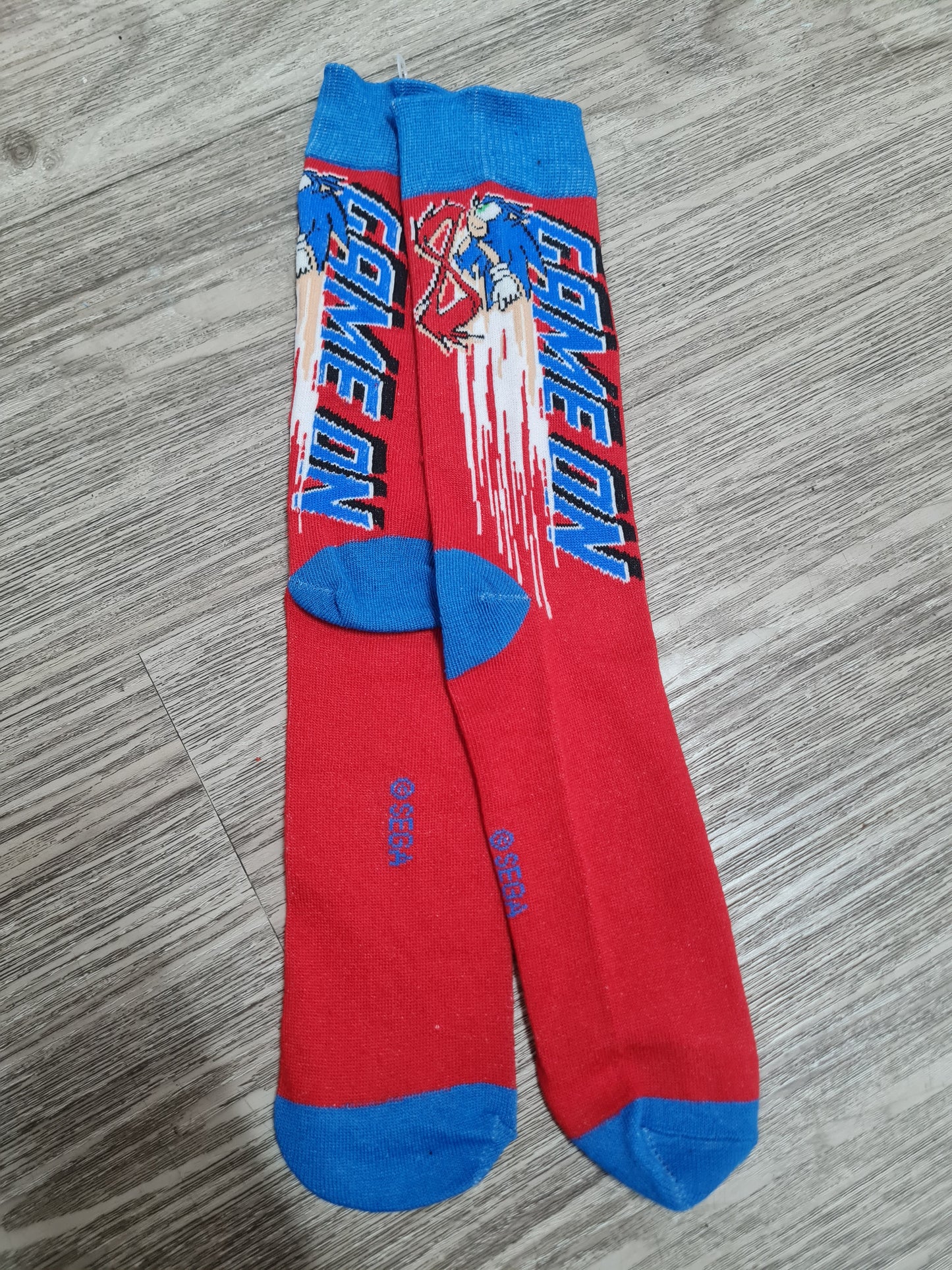 Calcetines Sonic rojos