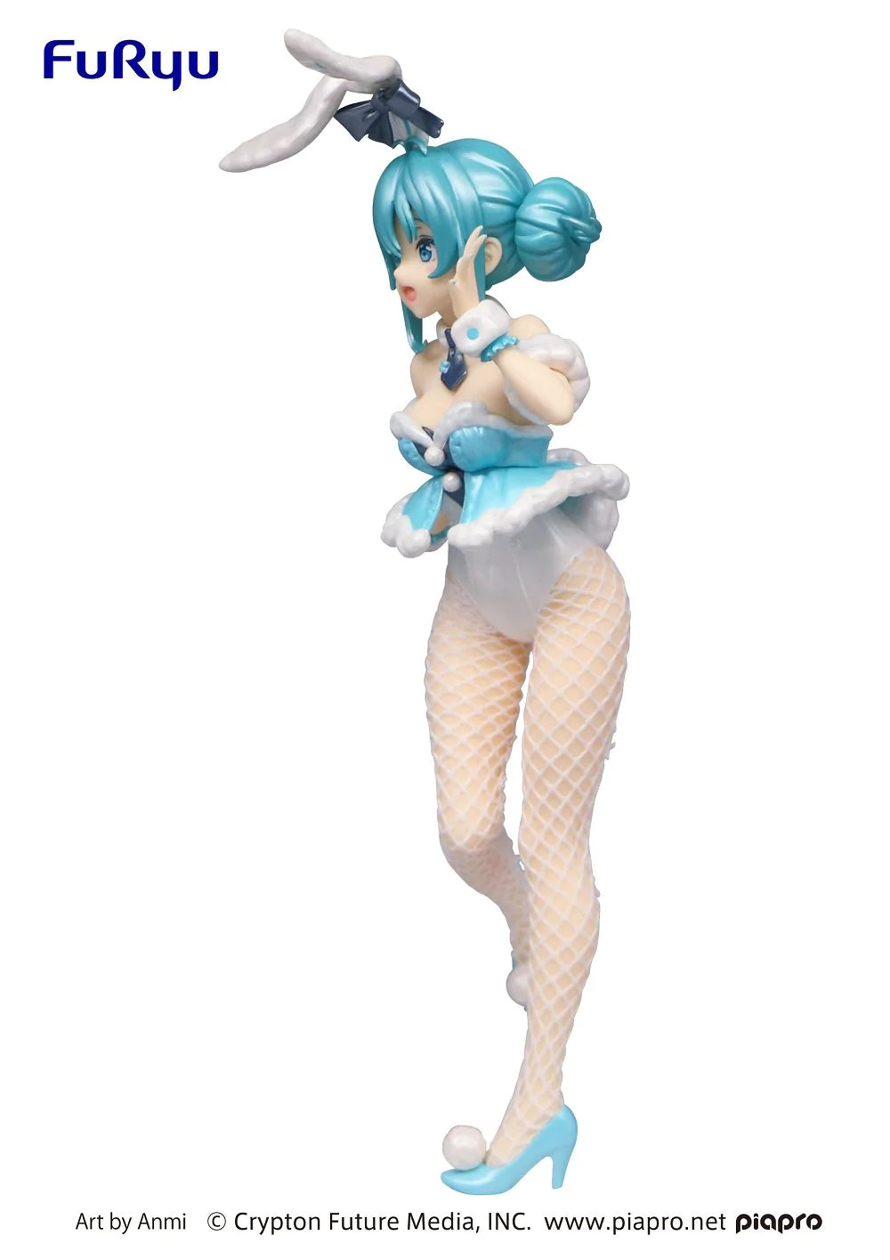 Hatsune Miku - White Rabbit Pearl Color BiCute Bunnies Figure