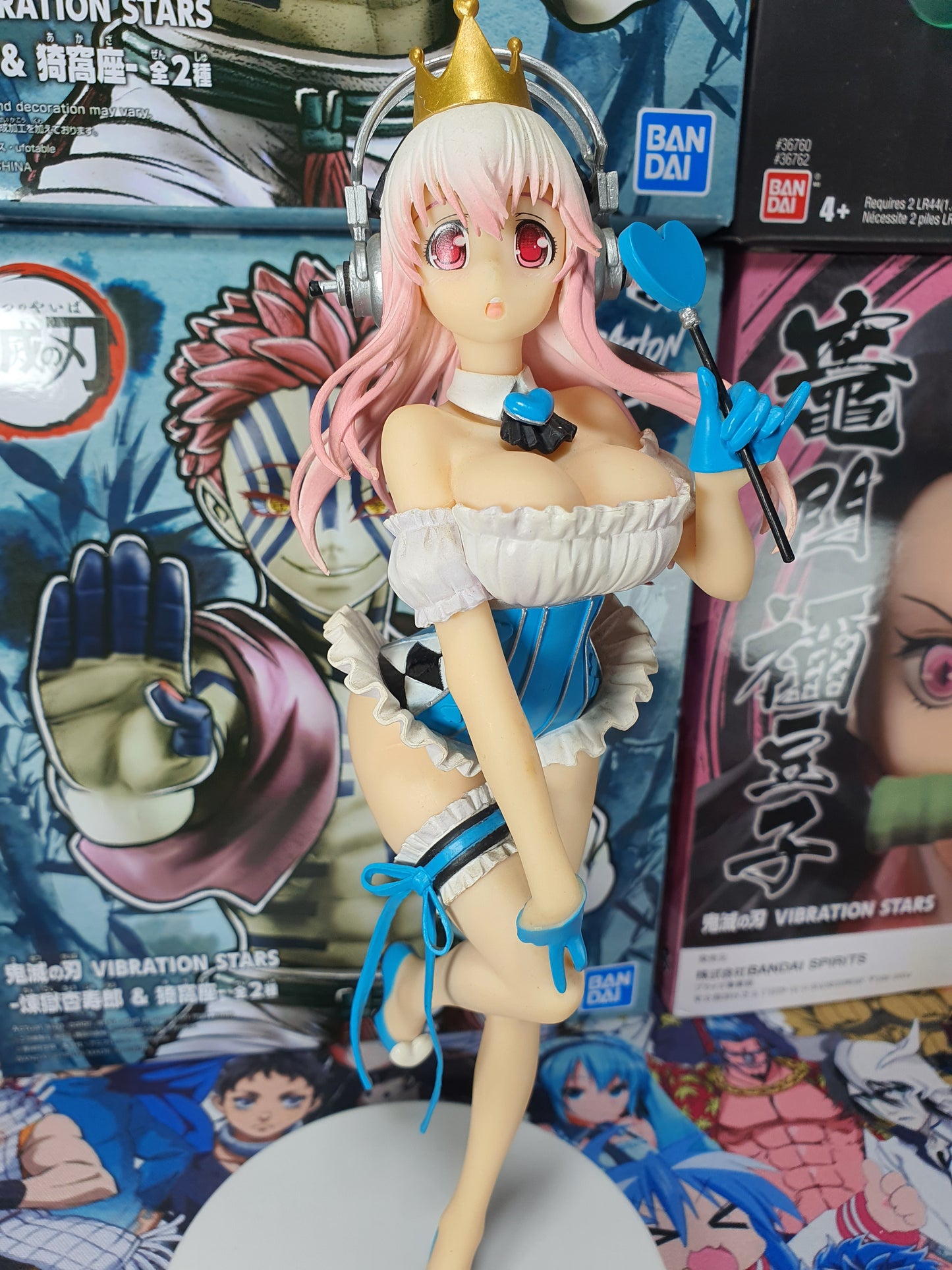 Super Sonico - Sonico Queen of hearts Blue ver. - Furyu (Sin caja)