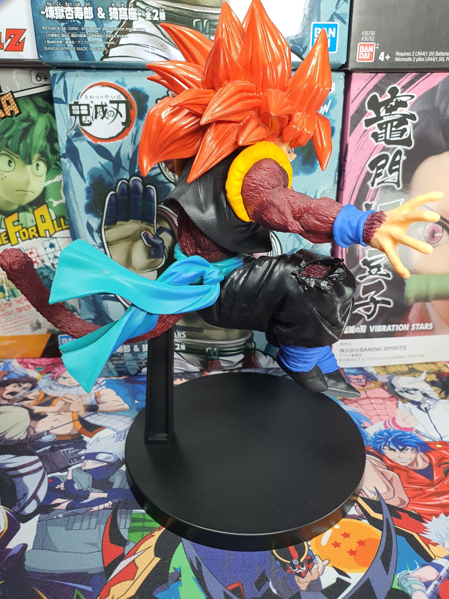 Super Dragon Ball Heroes 9th Anniversary Super Saiyan 4 Xeno Gogeta - Banpresto (Sin Caja)