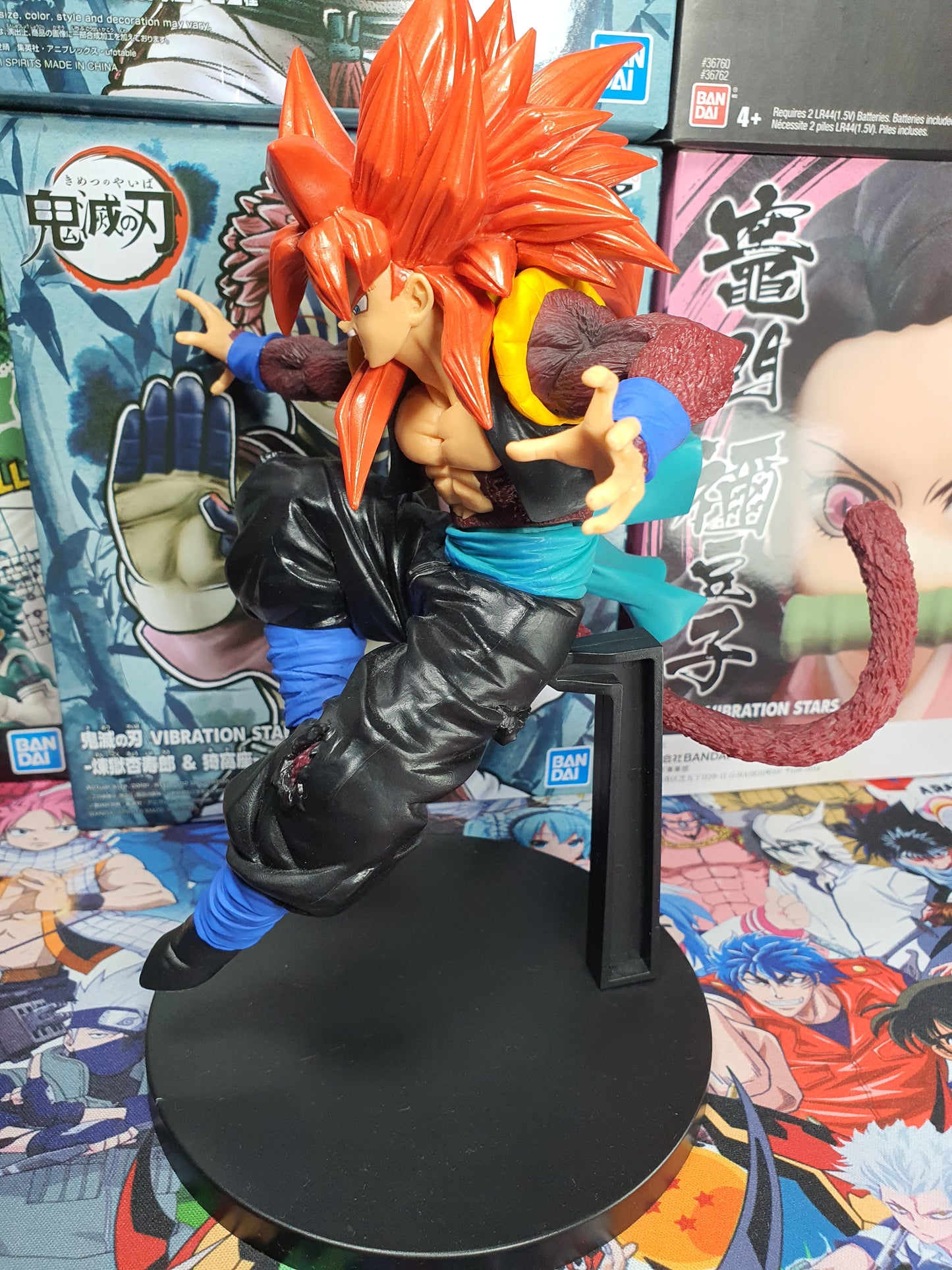 Super Dragon Ball Heroes 9th Anniversary Super Saiyan 4 Xeno Gogeta - Banpresto (Sin Caja)