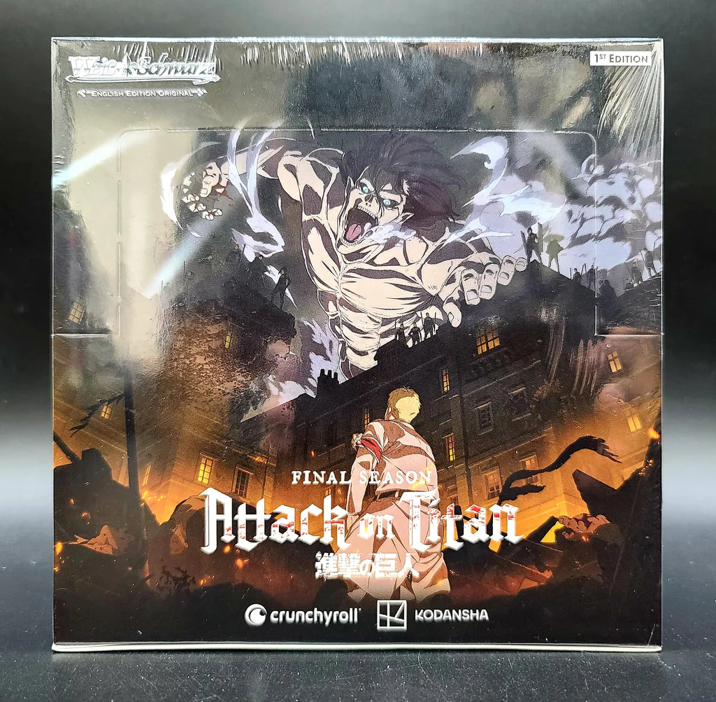 Weiss Schwarz - Booster Box Attack On Titan: Final Season DekuGeek.com Weiss Schwarz - Booster Box Attack On Titan: Final Season DekuGeek.com