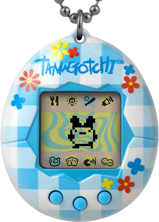 Tamagotchi flower gingham