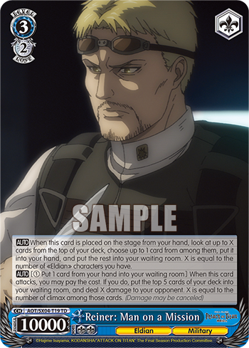 Weiss Schwarz - Trial Deck+ Attack On Titan: Final Season