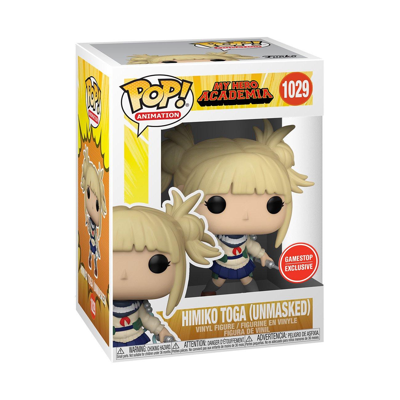 Funko POP! and Tee: My Hero Academia Himiko Unmasked Vinyl Figure and Mens T-Shirt GameStop Exclusive (Talla M)