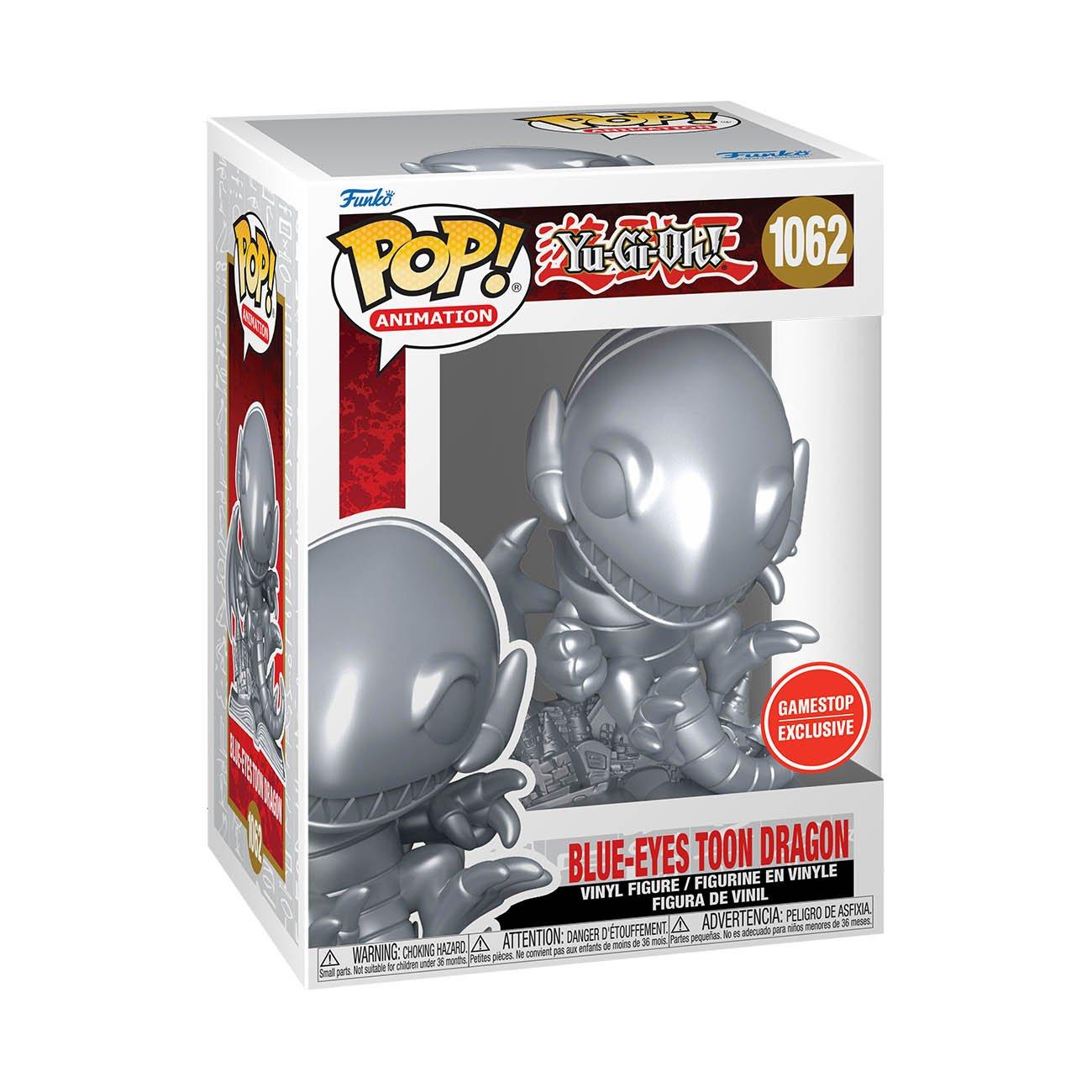 Funko POP! and Tee Yu-Gi-Oh! Blue Eyes Toon Dragon Vinyl Figure and T-Shirt GameStop Exclusive