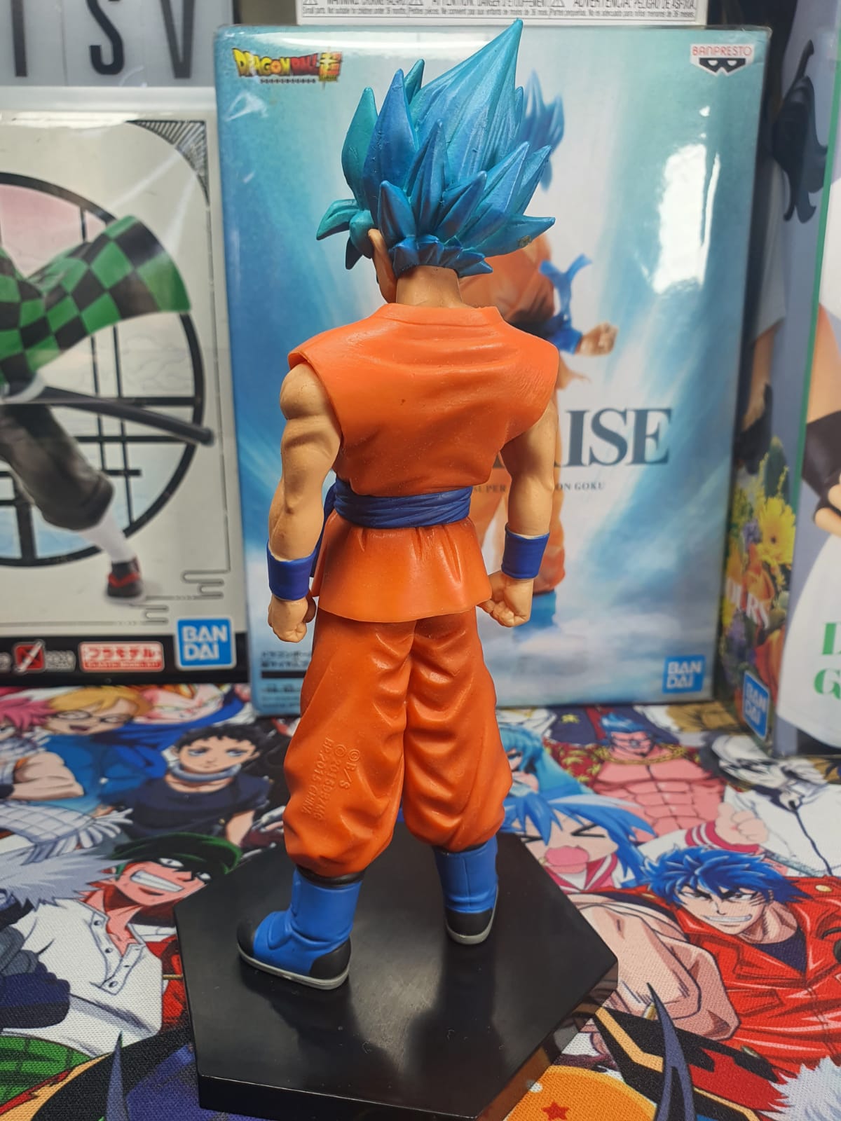 DBZ - DXF Figure Vol.1: Goku God Super Saiyan - Banpresto (Sin Caja)