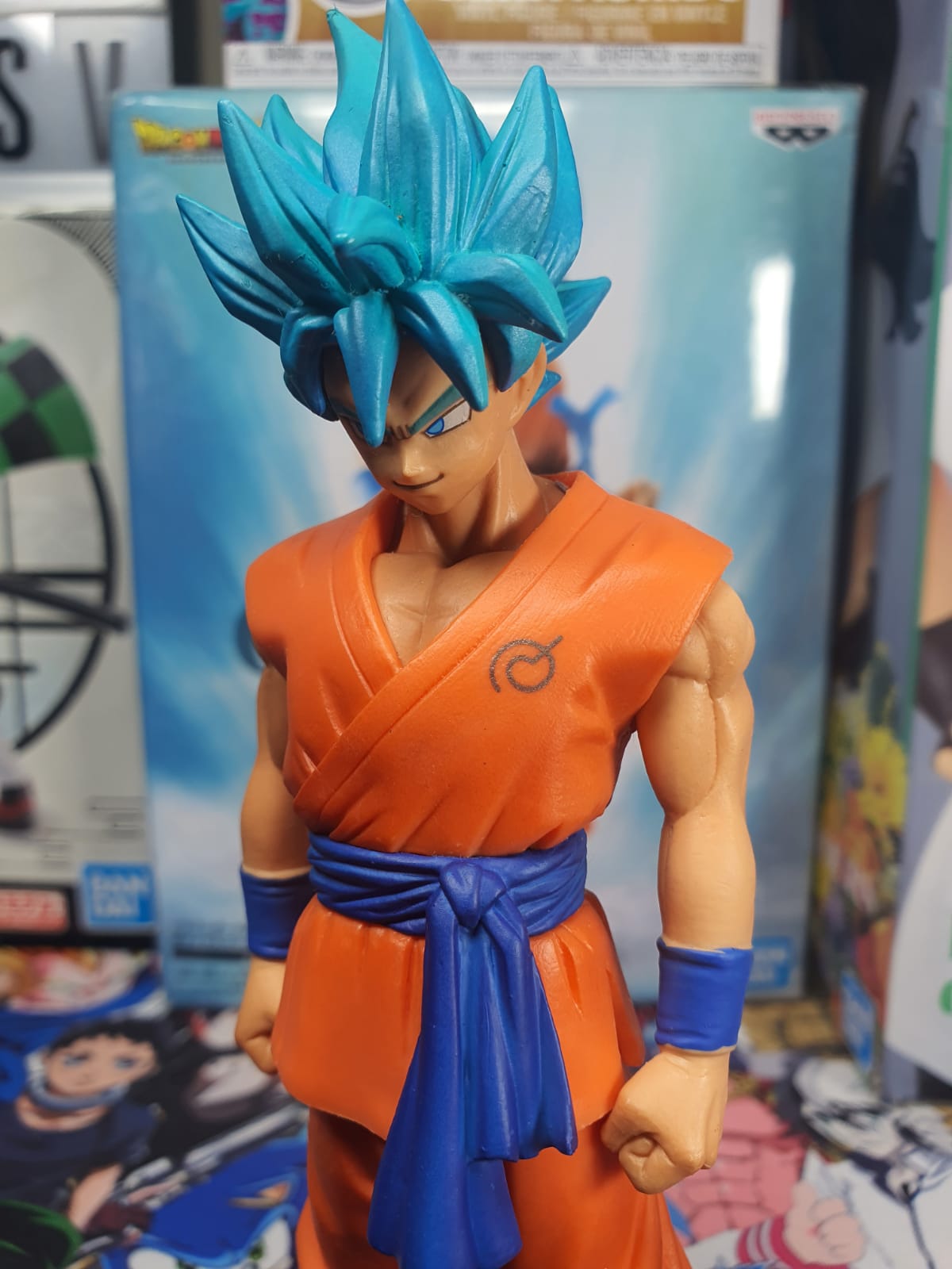 DBZ - DXF Figure Vol.1: Goku God Super Saiyan - Banpresto (Sin Caja)