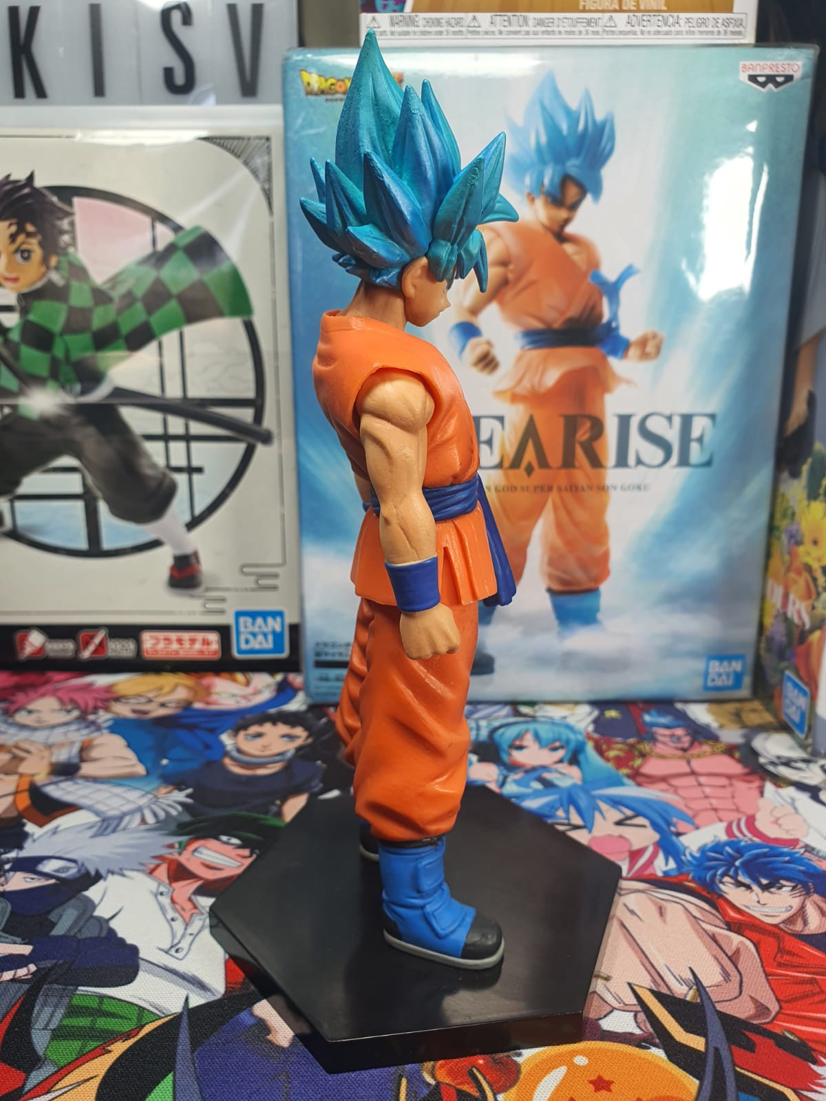 DBZ - DXF Figure Vol.1: Goku God Super Saiyan - Banpresto (Sin Caja)