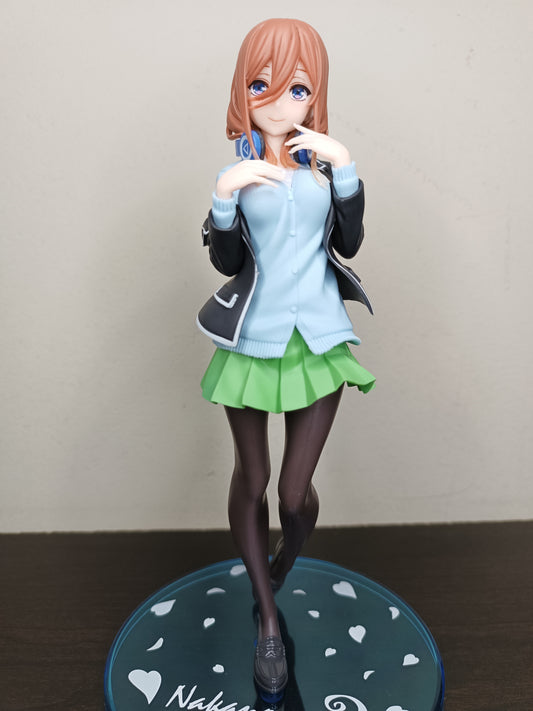The Quintessential Quintuplets - Miku Nakano Coreful Figure (Uniform Ver) (Sin Caja)