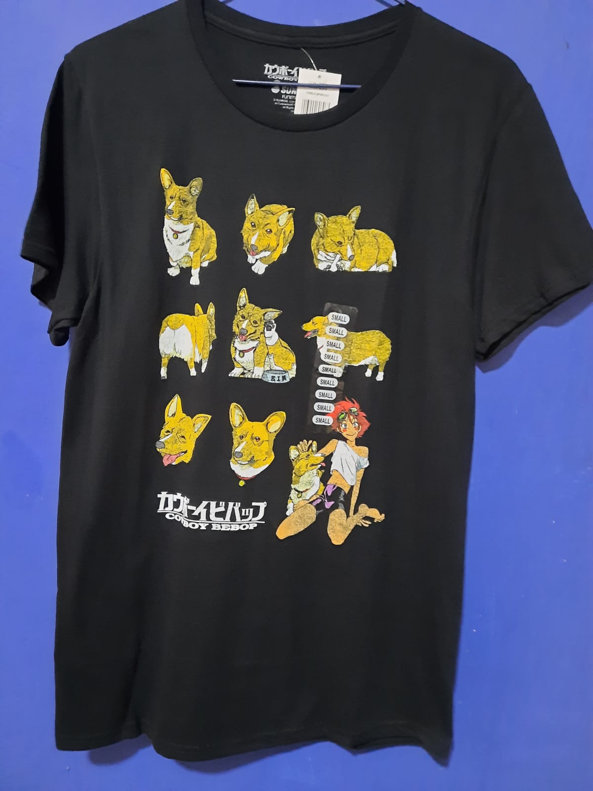 Camisa Cowboy Bebop Ed & Ein talla S