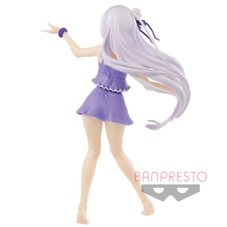 Re:Zero Starting Life in Another World EXQ Emilia - Banpresto (Sin Caja)