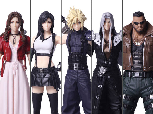 Final fantasy trading arts - set de 5 figuras